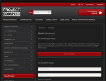 Tablet Screenshot of project-godspeed.com
